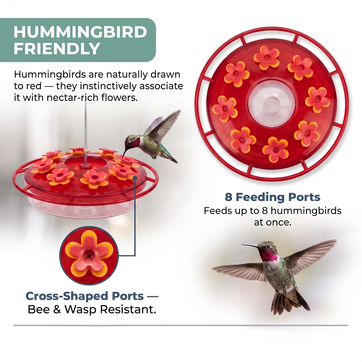Hummora™ Hummingbird Feeder